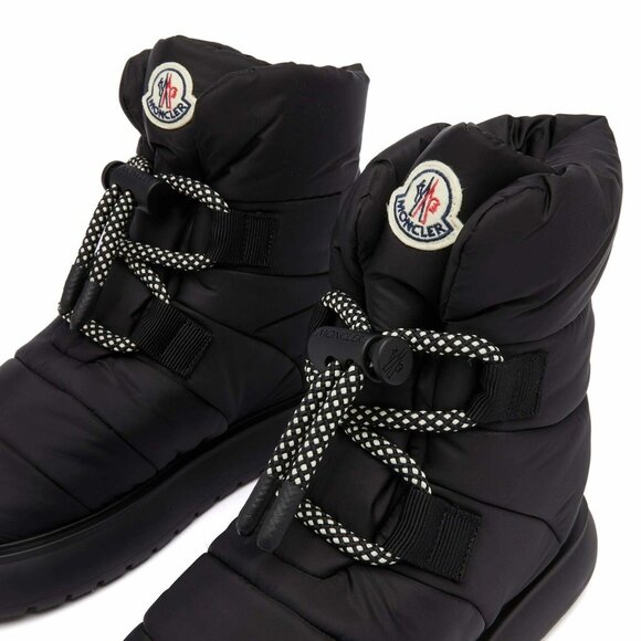 Moncler Gaia Pull Snow Boots in Black 40 New with Box Womens Winter Shoes - Picture 2 of 15